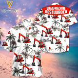 Graafmachine Bestuurder 3D Printed Mens Shirt JUL-LN12