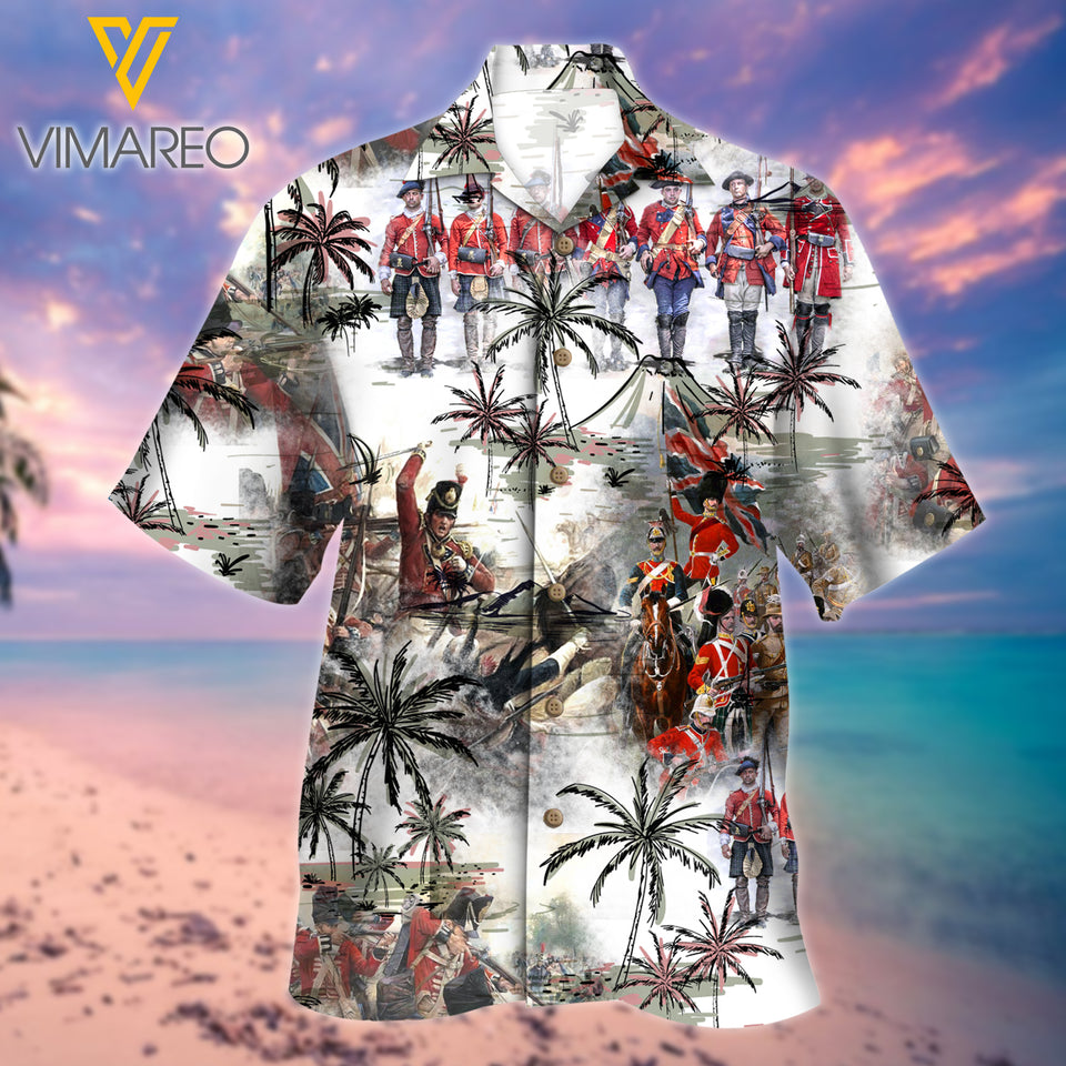 British Soldier 3D Printed Mens Shirt JUL-DT12