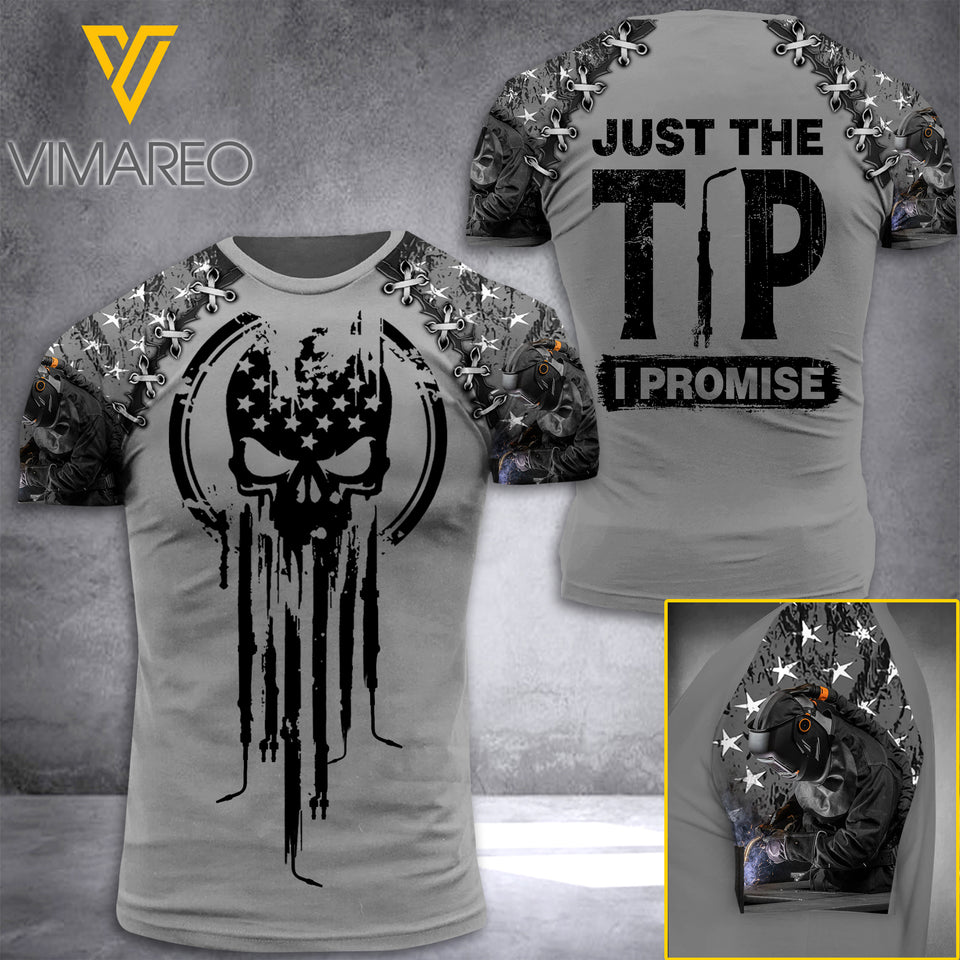 WELDER TSHIRT 3D PRINTED JUL-DT28