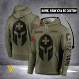 Personalized Swiss Army Hoodie 3D Printed MAY-DT14