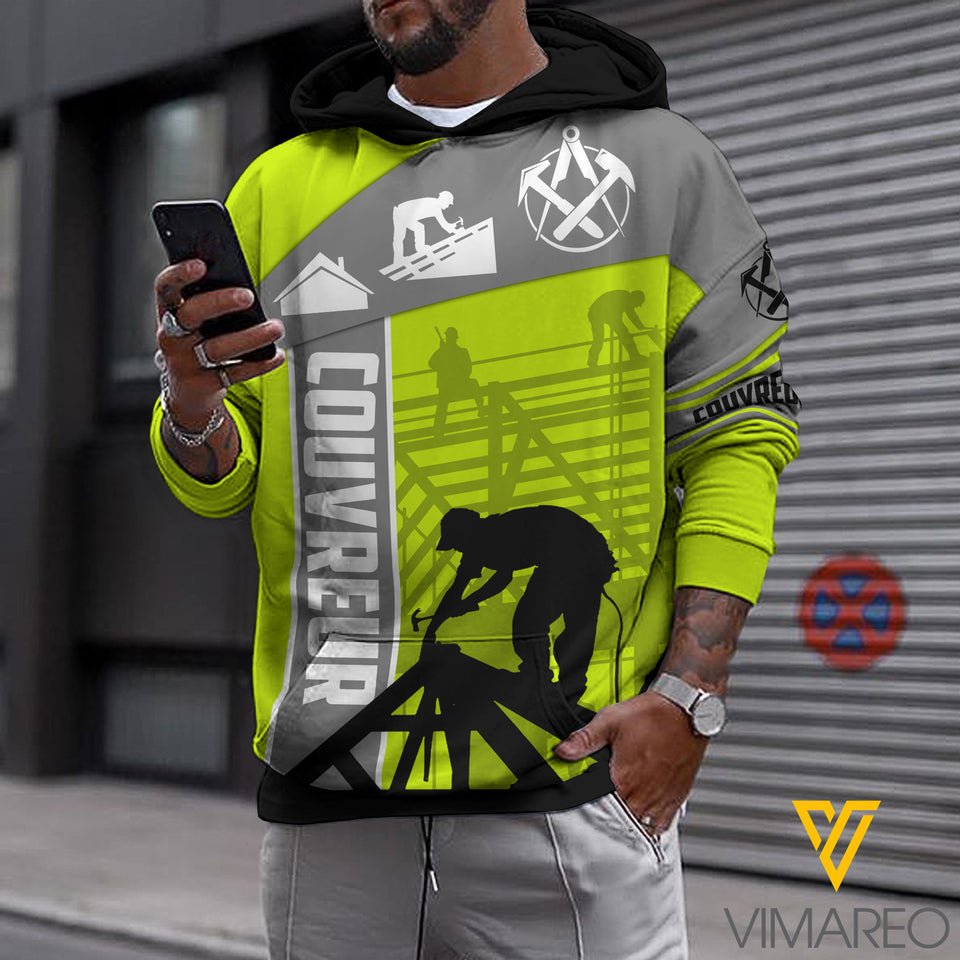 FRANCE COUVREUR HOODIE 3D PRINTED OCT-DT05