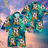 Corgi Dog 3D Printed Mens Shirt AUG-QH27