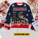 PERSONALIZED TAKEN BY A SMOKIN' HOT IRONWORKER WOOL SWEATER + LEGGING DEC-DT01