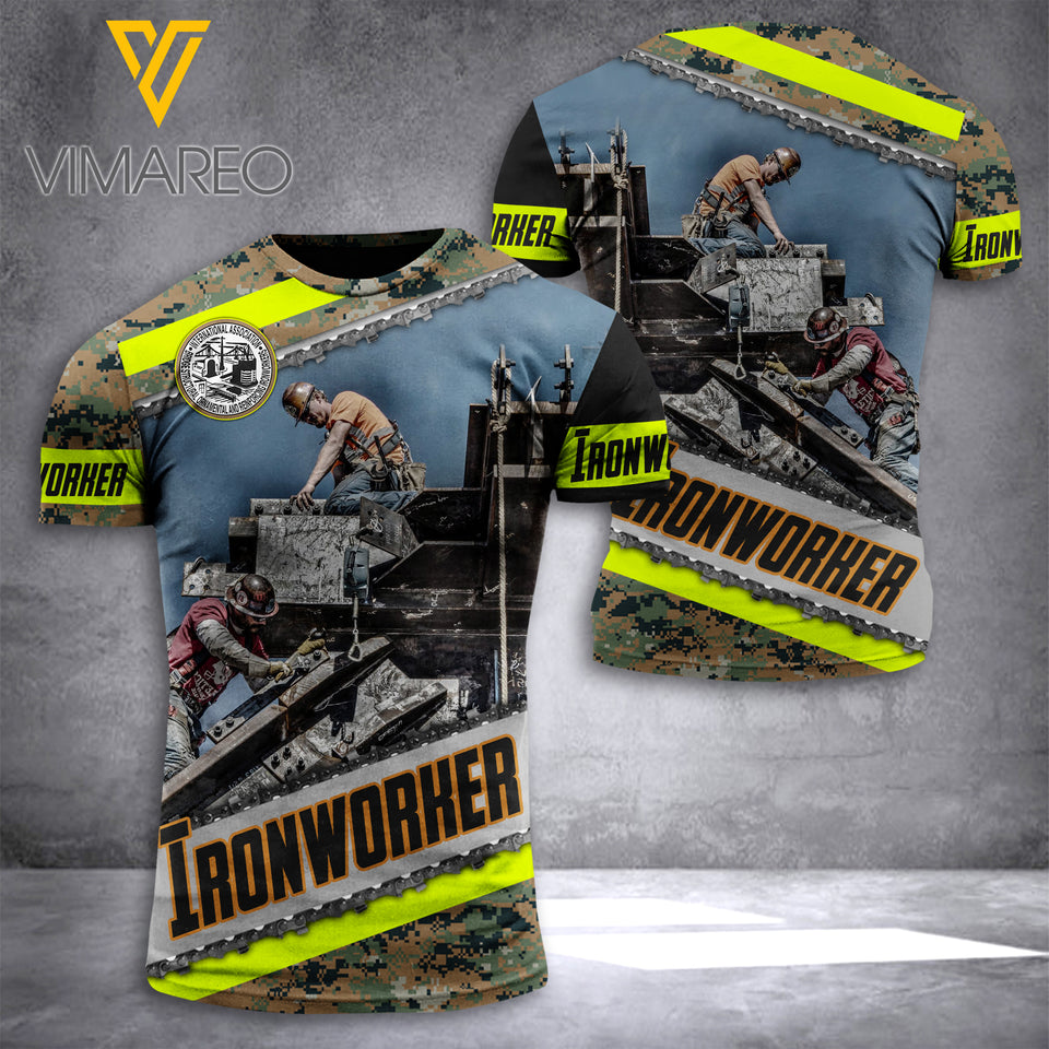 MH IRONWORKER TSHIRT 3D PRINTED FEB-DT25