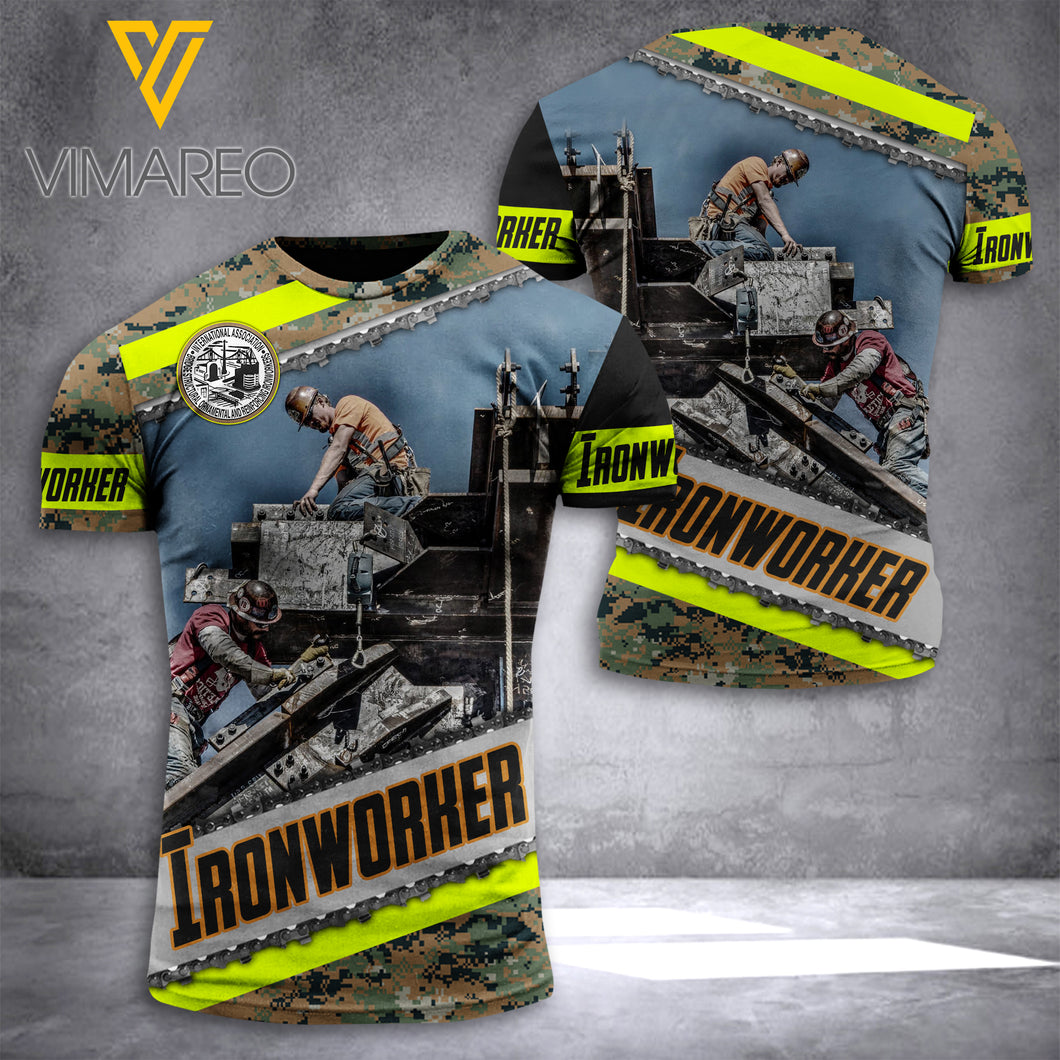 MH IRONWORKER TSHIRT 3D PRINTED FEB-DT25