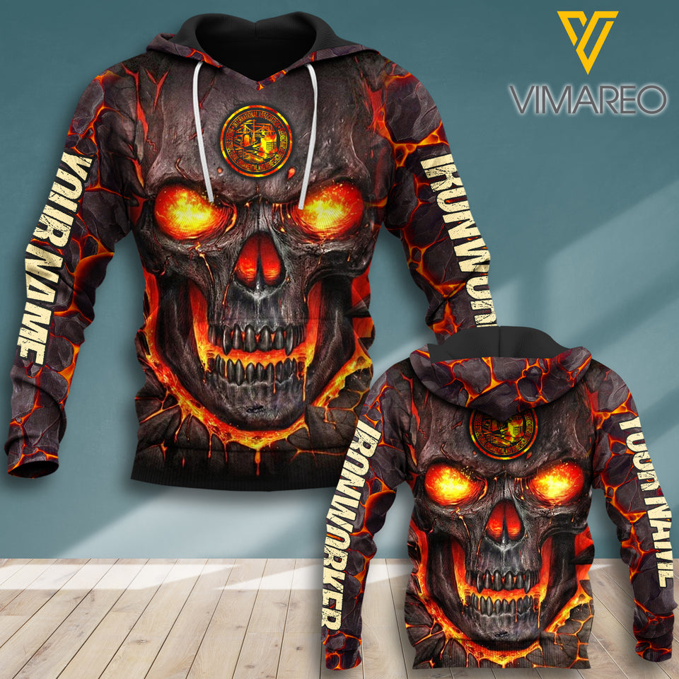 PERSONALIZED IRONWORKER HOODIE 3D PRINTED SEP-DT28