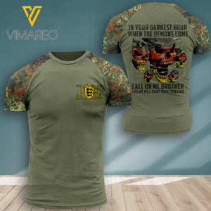 Baden-Württemberg VETERAN CAMO TSHIRT PRINTED JUL-DT20