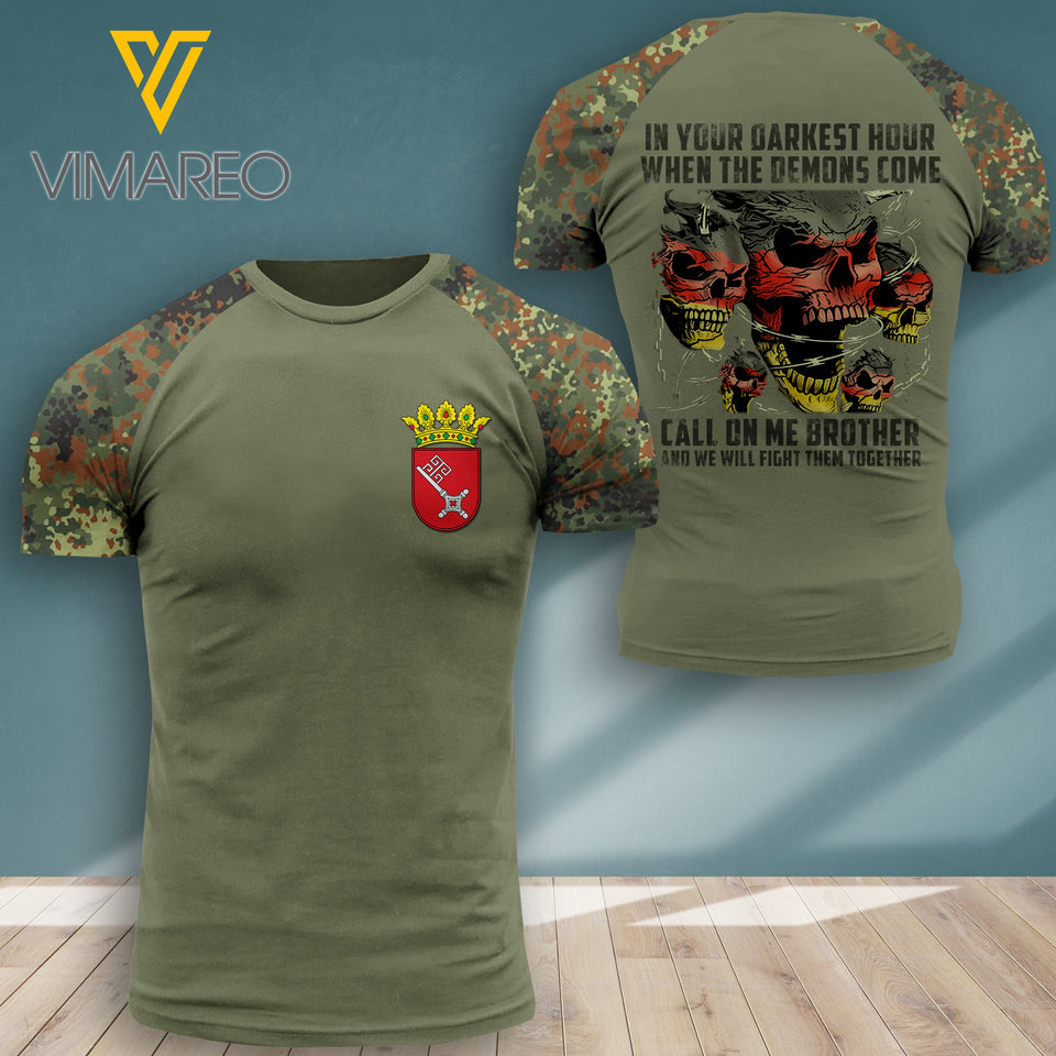 Bremen VETERAN CAMO TSHIRT PRINTED JUL-DT20