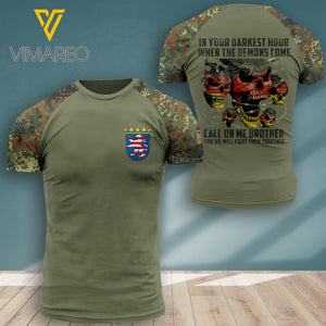 Hesse VETERAN CAMO TSHIRT PRINTED JUL-DT20