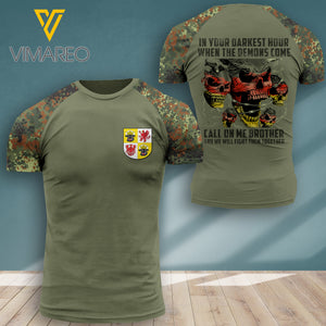 Mecklenburg-Vorpommern VETERAN CAMO TSHIRT PRINTED JUL-DT20