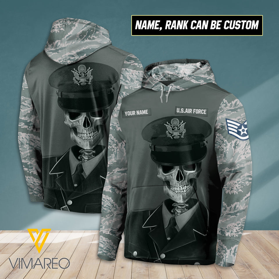 PERSONALIZED U.S AIR FORCE HOODIE 3D PRINTED JUE-DT16