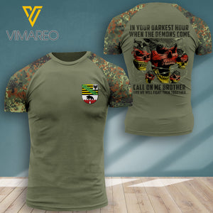 Saxony Anhalt VETERAN CAMO TSHIRT PRINTED JUL-DT20