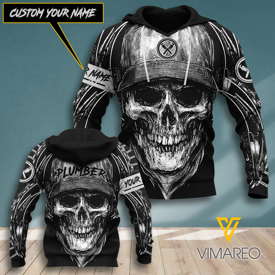 PERSONALIZED PLUMBER HOODIE 3D PRINTED SEP-DT23