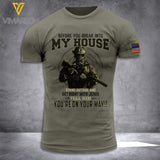 US SOLDIER TSHIRT 3D PRINTED APR-DT07