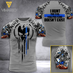 CANADA THIN BLUE LINE TSHIRT 3D PRINTED JUL-HQ28
