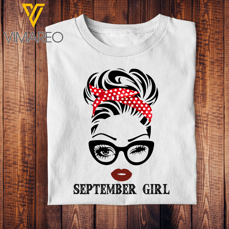 SEPTEMBER GIRL COMBO 3 FOR 1 FREE TSHIRT 3D PRINTED AUG-DT19