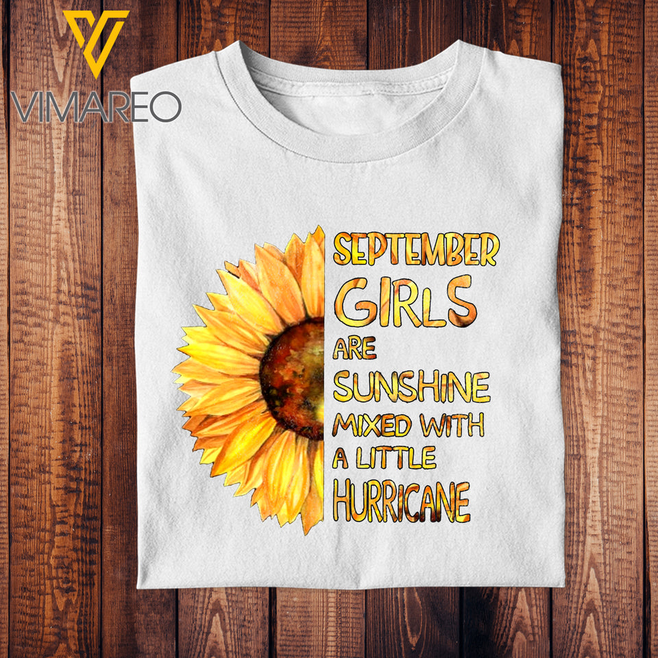 SEPTEMBER GIRL COMBO 3 FOR 1 FREE TSHIRT 3D PRINTED AUG-DT19