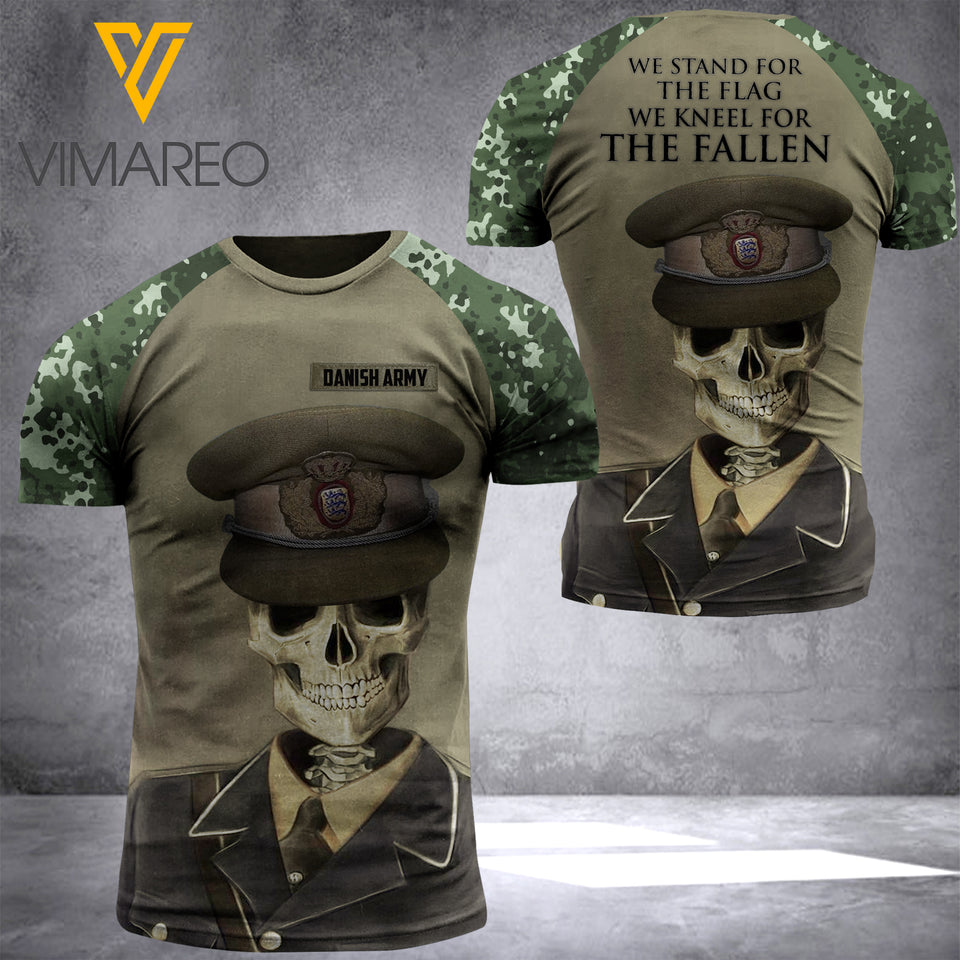 DANISH ARMY CAMO TSHIRT PRINTED JUE-LN17