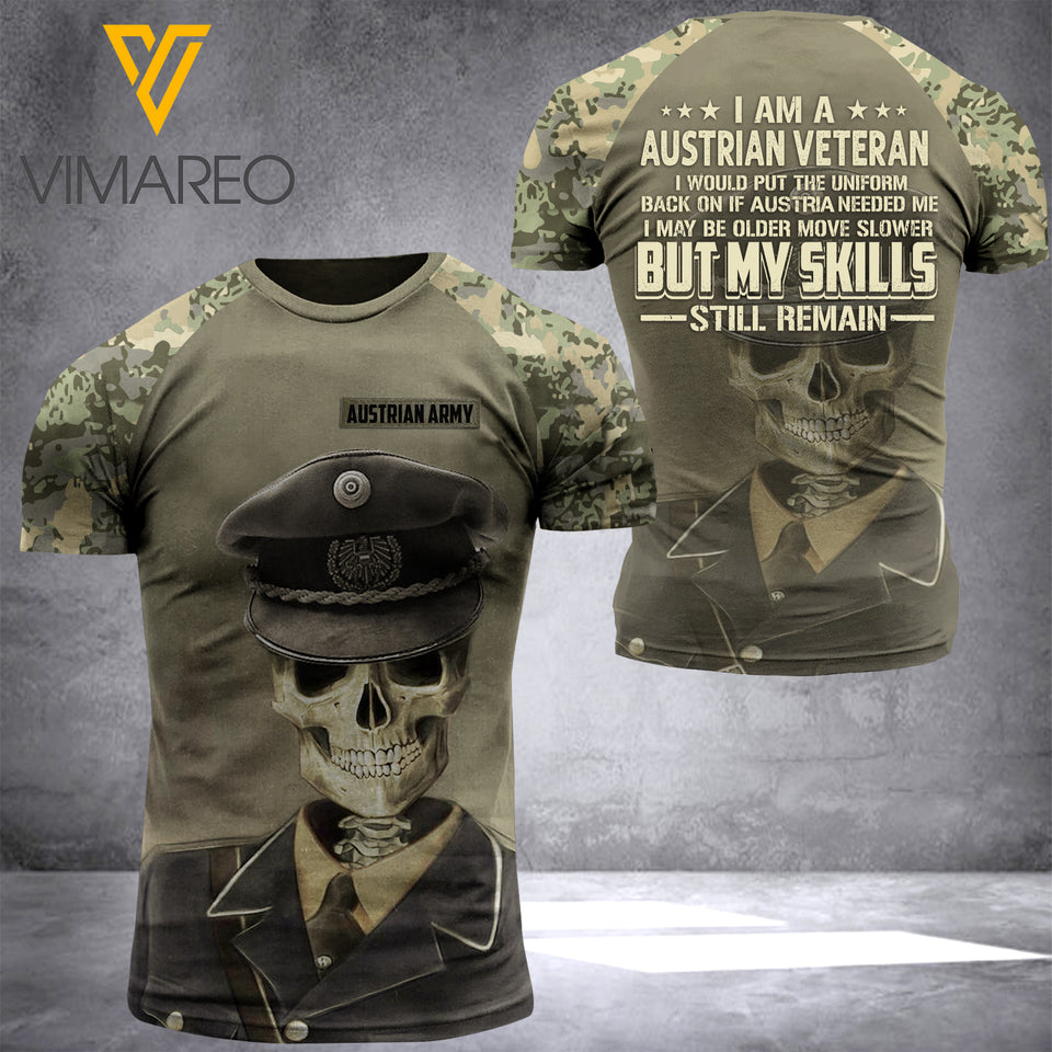 AUSTRIAN ARMY CAMO TSHIRT PRINTED JUE-QH17