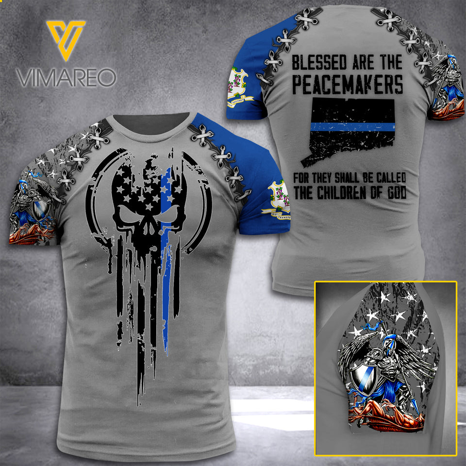 CONNECTICUT PEACEMAKERS TSHIRT 3D PRINTED JUL-MQ28