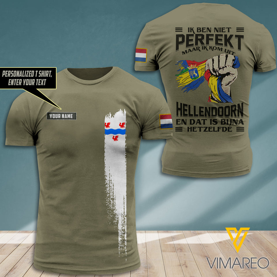 PERSONALIZED Hellendoorn TSHIRT 3D PRINTED JUL-LN24
