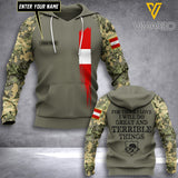 PERSONALIZED AUSTRIAN ARMY HOODIE PRINTED APR-DT14