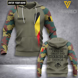 PERSONALIZED BELGIAN ARMY HOODIE PRINTED APR-DT14