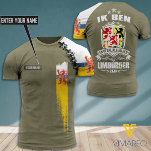 PERSONALIZED Limburger TSHIRT 3D PRINTED JUL-DT24