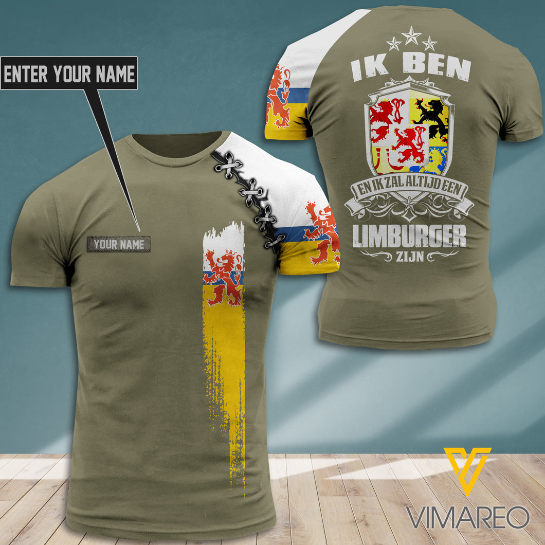 PERSONALIZED Limburger TSHIRT 3D PRINTED JUL-DT24