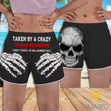 Excavator Operator Women Beach Short Printed JUE-MQ23