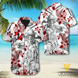 Austrian Firefighter 3D Printed Mens Shirt JUL-MQ12
