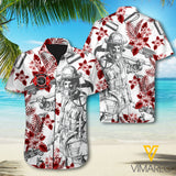 German Firefighter 3D Printed Mens Shirt JUL-MQ12