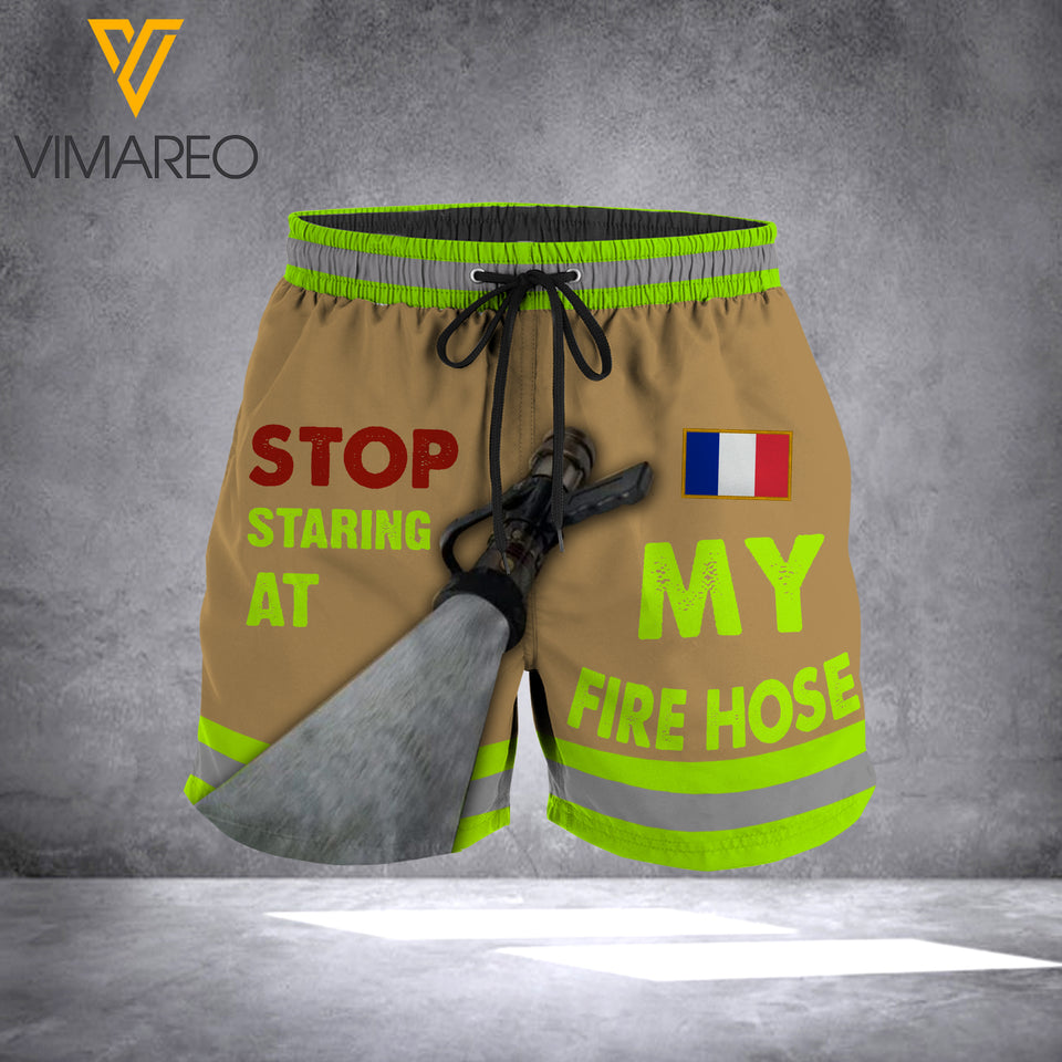 FRANCE FIREFIGHTER SHORT 3D PRINTED JUL-MQ20