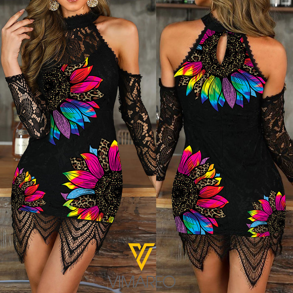 KHMD SUNFLOWER Women's Dress 2206