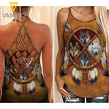 KHMD NATIVE Girl Criss-Cross Tank Top 1106