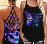 KHMD OCTOBER GIRL Criss-Cross THICK THIGHS Tank Top Legging