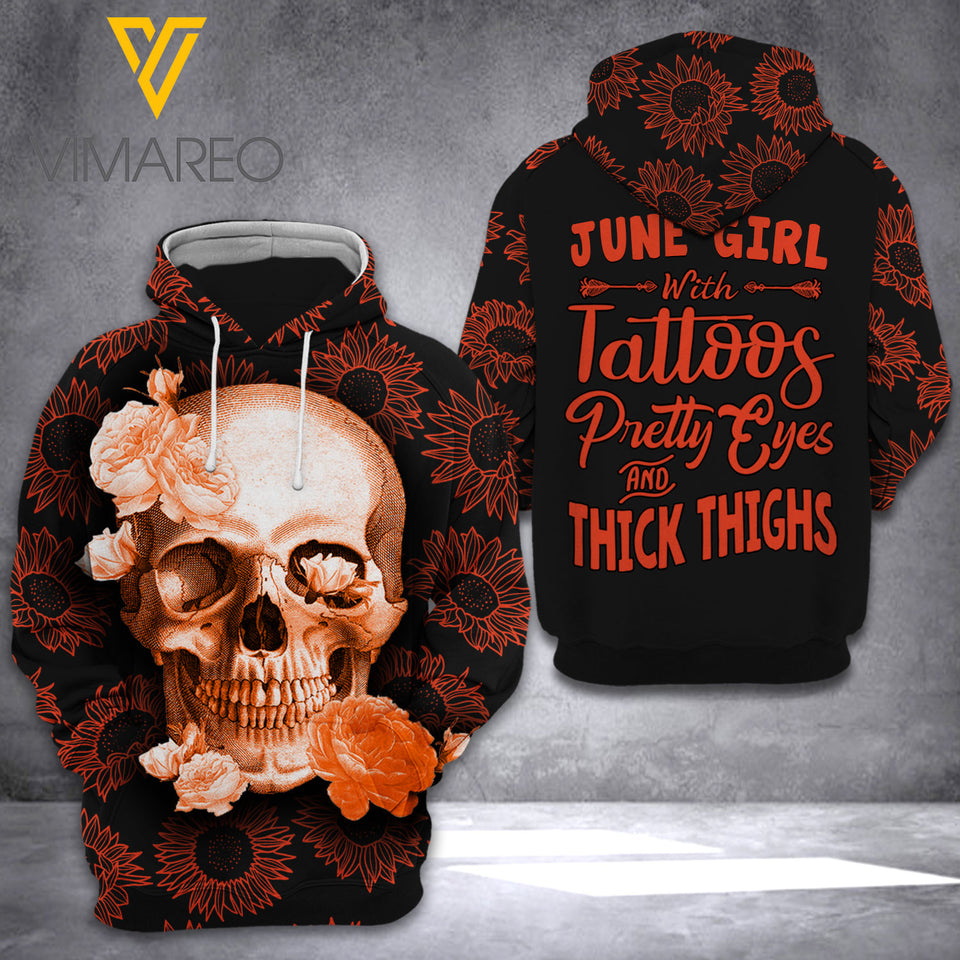 KHMD JUNE GIRL THICK THIGHS HOODIE 3D PRINTED 1205
