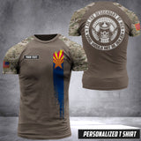 KHMD Customized RULED ARIZONA 3D Printed Shirt 0505