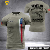 KHMD Customized VETERAN US 3D Printed Shirt 1805