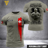 KHMD Customized TRUST ME SWISS 3D Printed Shirt 1305