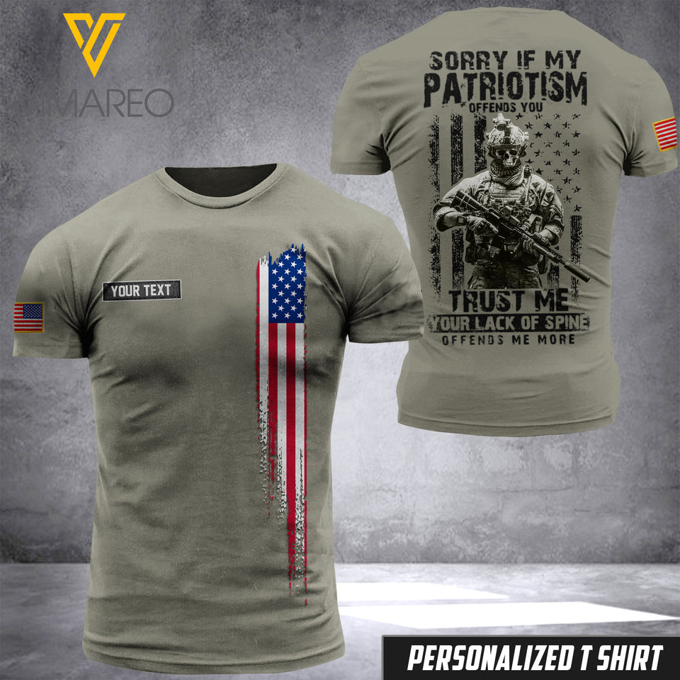 KHMD Customized TRUST ME US 3D Printed Shirt 1305