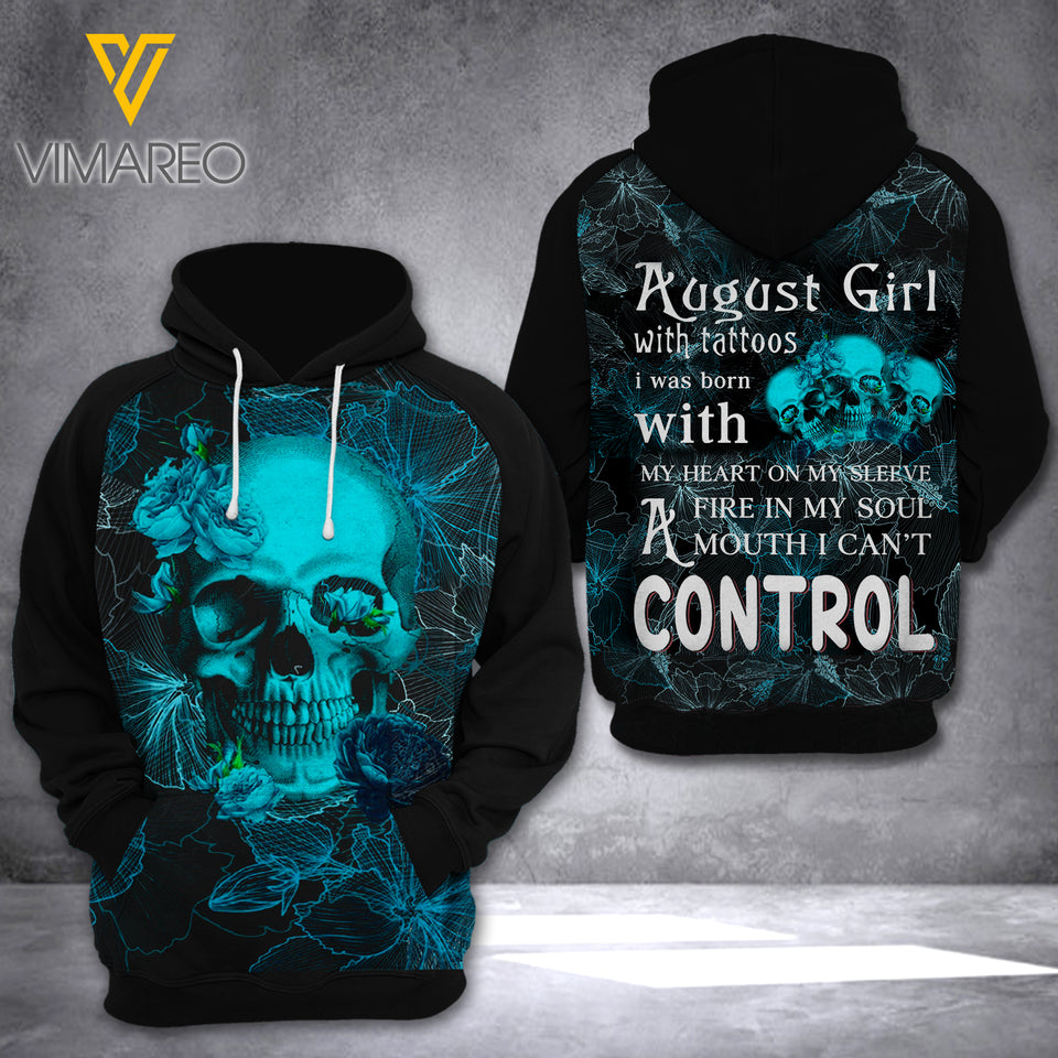 KHMD AUGUST GIRLS CONTROL HOODIE 3D PRINTED