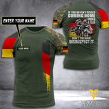 KHMD Customized coming home GERMAN 3D Printed Shirt 0604