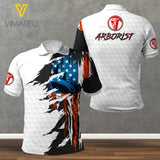 KHMD ARBORIST POLO SHIRT 3D PRINTED 1205