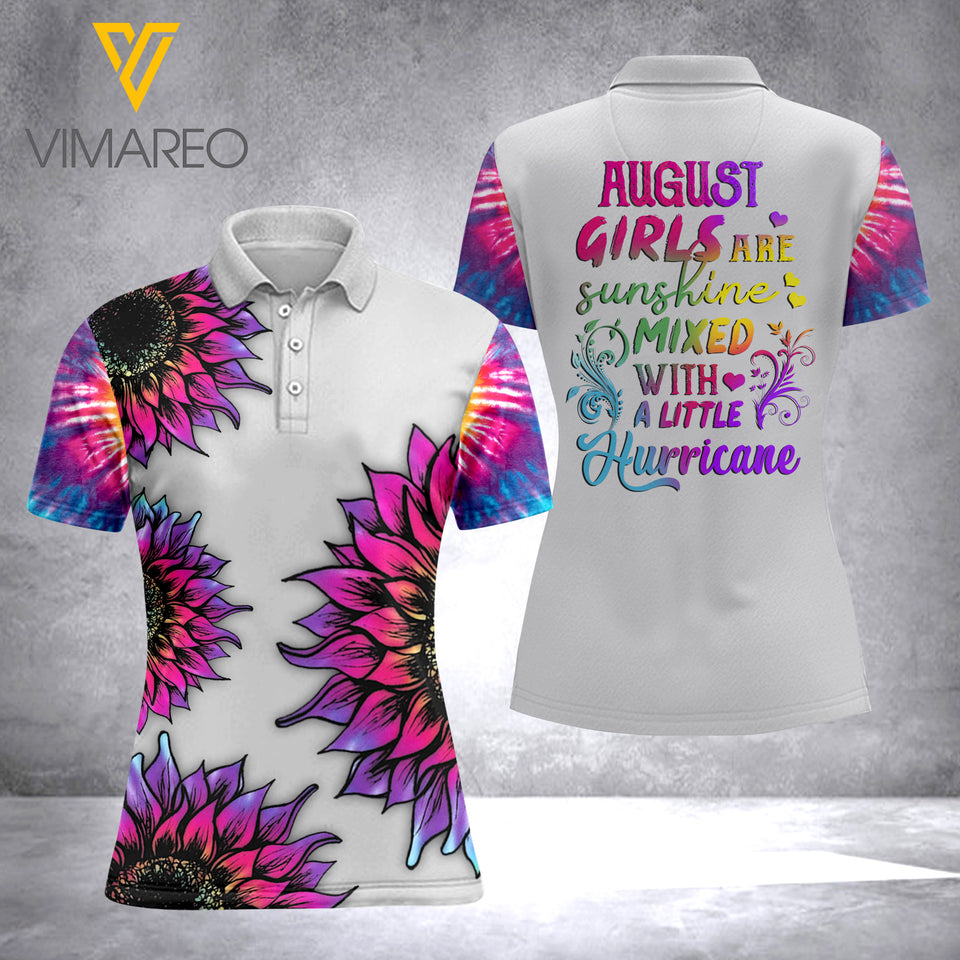 KHMD AUGUST GIRL POLO SHIRT 3D PRINTED 1205