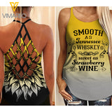 KHMD TENNESSEE Criss-Cross Tank Top 1006