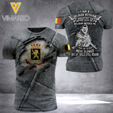 KHMD BELGIUM REMAIN T SHIRT 3D PRINTED 1405