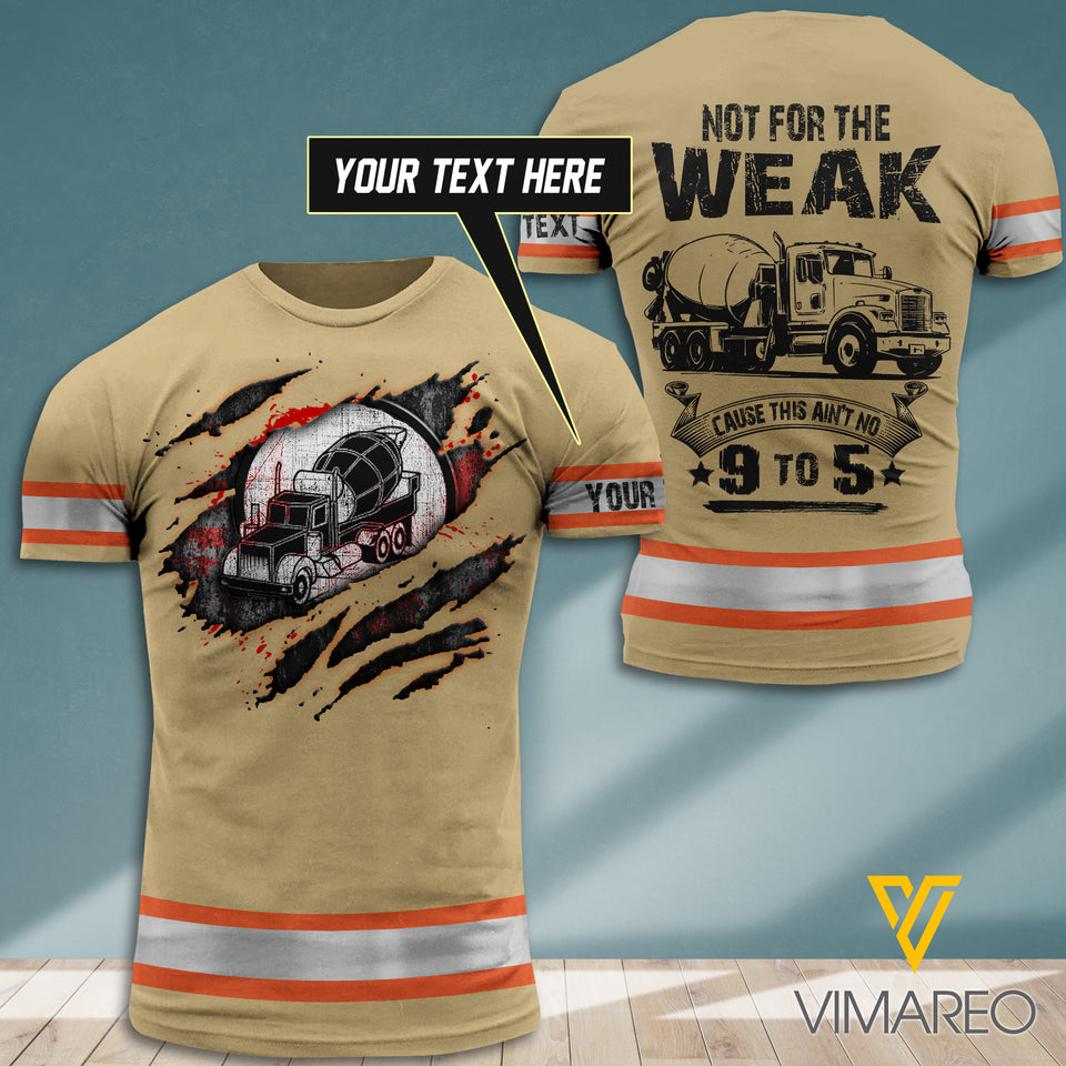 KHMD WEAK CONCRETE CUSTOMIZED T SHIRT/HOODIE 3D PRINTED