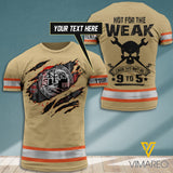 KHMD WEAK IRONWORKER CUSTOMIZED T SHIRT/HOODIE 3D PRINTED