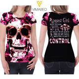 KHMD AUGUST GIRL CONTROL T SHIRT 3D PRINTED